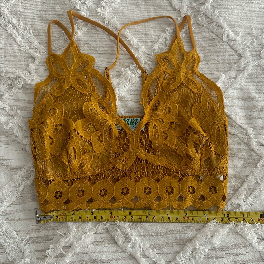 Mustard colored bralette